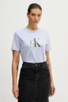 Calvin Klein Jeans tricou pentru femei bumbac imagine
