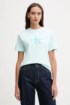 Calvin Klein Jeans tricou pentru femei de bumbac imagine