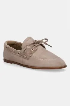 Calvin Klein mocasini pentru femei, din piele intoarsa ESS BOATSHOE SUEDE imagine