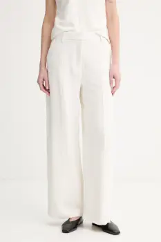 Calvin Klein pantaloni de dama cu vascoza imagine