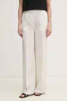 Calvin Klein pantaloni din amestec de in imagine