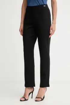Calvin Klein pantaloni pentru femei, cu vascoza imagine
