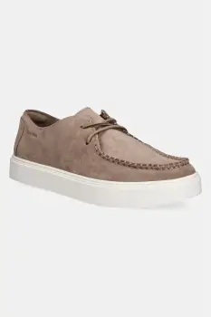 Calvin Klein pantofi barbati din piele intoarsa HYBRID CLEAN APRON SU imagine