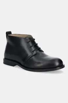 Calvin Klein pantofi de piele ESS RUBBER DESERT BOOT LTH imagine