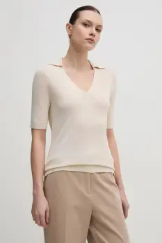 Calvin Klein pulover din amestec de matase imagine