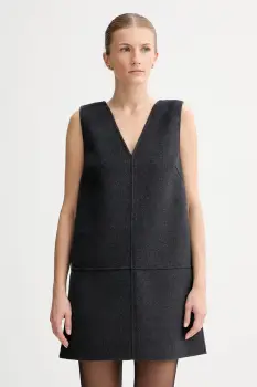 Calvin Klein rochie din amestec de lana imagine