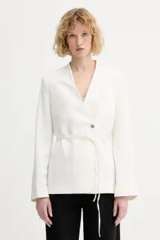Calvin Klein sacou cu doua randuri de nasturi de dama cu vascoza imagine