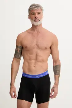 Calvin Klein Underwear boxeri pentru barbati bumbac cu elastan pachet de 3 imagine