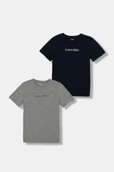 Calvin Klein Underwear tricou basic pentru copii bumbac cu elastan pachet de 2 imagine