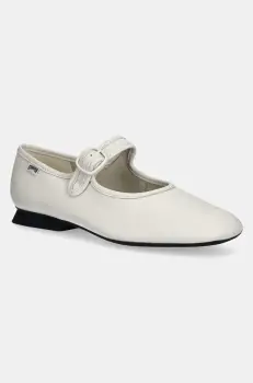 Camper balerini de piele Casi Myra culoarea alb, K201629-002 imagine