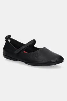Camper balerini de piele Right Nina culoarea negru, K201365-021 imagine