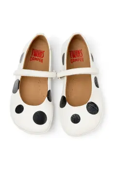 Camper balerini din piele pentru copii TWS Kids imagine
