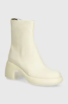 Camper botine Thelma II femei, culoarea bej, cu toc drept, K400756-002 imagine