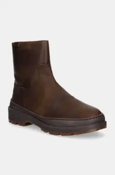 Camper cizme de piele Brutus Trek femei, culoarea maro, cu platforma, K400782-005 imagine