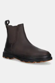 Camper ghete chelsea de piele Brutus+ culoarea maro, K300534-002 imagine