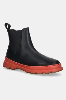 Camper ghete chelsea de piele Brutus+ culoarea negru, K300534-003 imagine