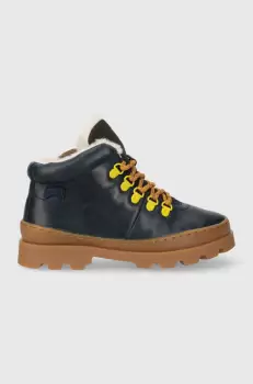 Camper ghete de iarna pentru copii din piele K900313 Brutus Kids culoarea albastru marin imagine