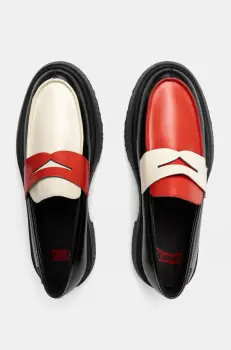 Camper mocasini de piele TWS barbati, culoarea negru, K100633-038 imagine