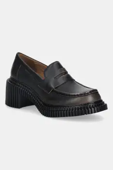 Camper pantofi de piele Pix London culoarea maro, cu toc drept, K201811-004 imagine