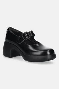 Camper pantofi de piele Thelma II culoarea negru, cu toc drept, K201801-001 imagine