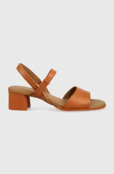 Camper sandale de piele Katie Sandal culoarea maro imagine