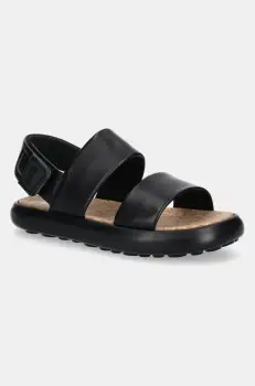 Camper sandale de piele Pelotas Flota Sandal femei, culoarea negru, K201772-001 imagine