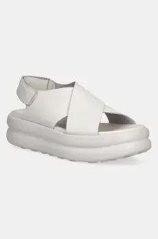 Camper sandale de piele Pelotas Flota Up femei, culoarea alb, cu platforma, K201727-002 imagine