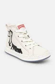 Camper tenisi de piele pentru copii TWS culoarea bej, K900261.009 imagine