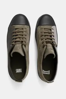 Camper tenisi din piele intoarsa TWS culoarea gri, K100550-027 imagine