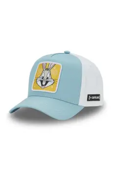 Capslab sapca de baseball din bumbac x Looney Tunes cu imprimeu, CL/LOO11/1/CT/BEP2 imagine
