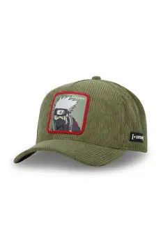 Capslab sapca de baseball din bumbac x Naruto culoarea gri, cu imprimeu, CL/NS3/1/PCT/COR imagine