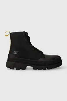 Caterpillar pantofi HARDWEAR HI femei, culoarea negru, cu toc plat, P111327 imagine