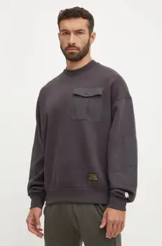 Champion bluza barbati, culoarea gri, neted, 220421 imagine