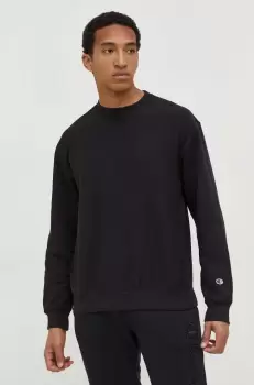 Champion bluza barbati, culoarea negru, neted imagine