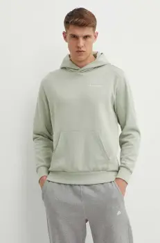 Champion bluza barbati, culoarea verde, cu gluga, neted, E20000 imagine