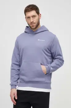 Champion bluza barbati, culoarea violet, cu gluga, neted, E20000 imagine