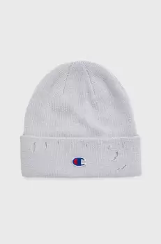 Champion caciula de lana culoarea gri, de lana, din tesatura neteda imagine