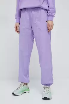 Champion pantaloni de bumbac culoarea violet imagine