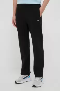Champion pantaloni de trening culoarea negru, neted imagine