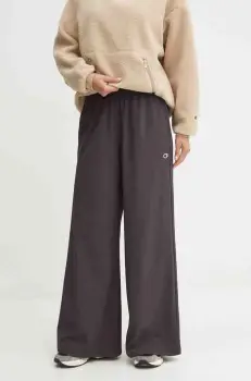 Champion pantaloni de trening culoarea negru, neted, 117472 imagine