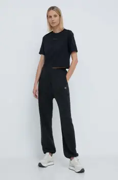 Champion pantaloni de trening culoarea negru, neted imagine