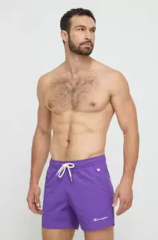 Champion pantaloni scurti de baie culoarea violet imagine