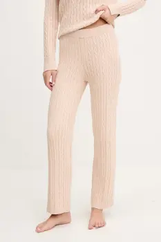 Chantelle pantaloni de trening TWIST culoarea bej, uni, C1A2E0 imagine