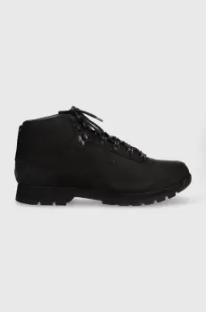 Charles Footwear ghete de piele Carney barbati, culoarea negru, Carney.Hiker.Black imagine