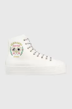 Chiara Ferragni tenisi CF3123_009 femei, culoarea alb, CF TENNIS HIGH imagine