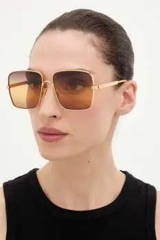 Chloe ochelari de soare culoarea auriu, CH0324S imagine