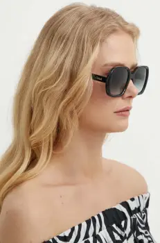 Chloe ochelari de soare femei, culoarea negru, CH0222S imagine