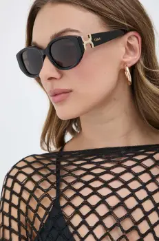 Chloe ochelari de soare femei, culoarea negru, CH0237SK imagine