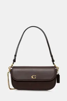 Coach geanta de piele Brook culoarea maro, CAN90 imagine