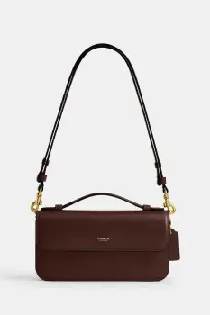 Coach geanta de piele Elora culoarea maro, CCY30 imagine